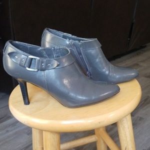Gray booties